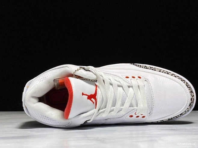 3 Jordan white Retro 